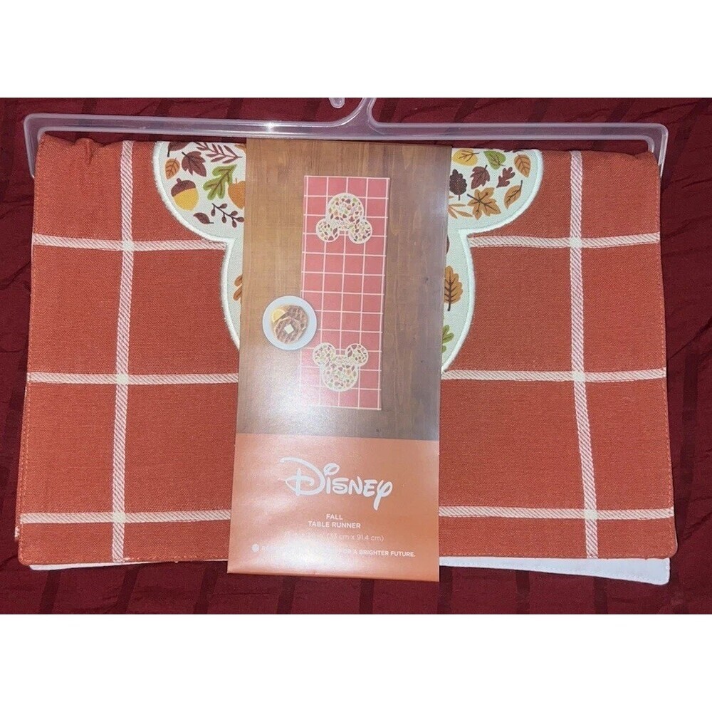 Celebrate Together Disney Mickey Mouse Fall Table Runner 13" x 36" -5219